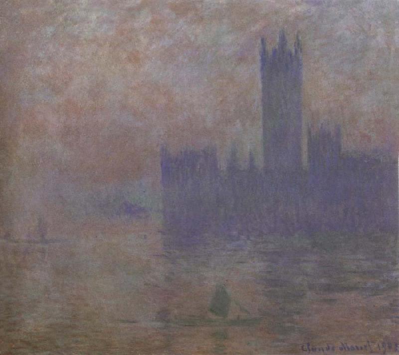 Claude Monet Houses of Parliament,Fog Effect